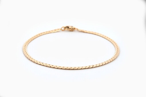 Bracelet en or jaune 18 cts