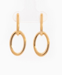 Boucles d'oreilles en or jaune 18 cts