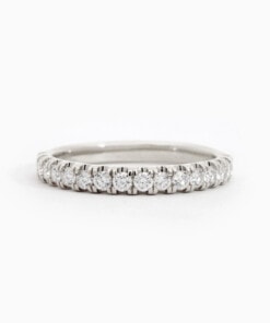 Ring in wit goud 18 kt met diamant