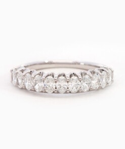 Ring in wit goud 18 kt met diamant