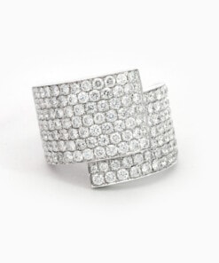 Ring in wit goud 18 kt met diamant