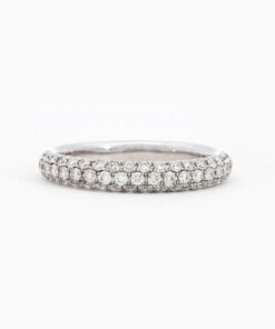 Ring in wit goud 18 kt met diamant