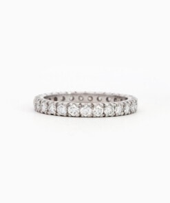 Ring in wit goud 18 kt met diamant