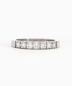 Ring in wit goud 18 kt met diamant