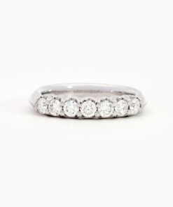 Ring in wit goud 18 kt met diamant