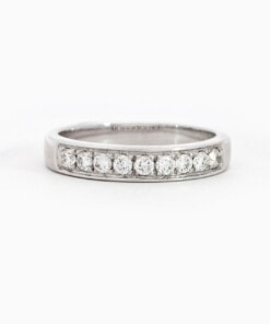 Ring in wit goud 18 kt met diamant