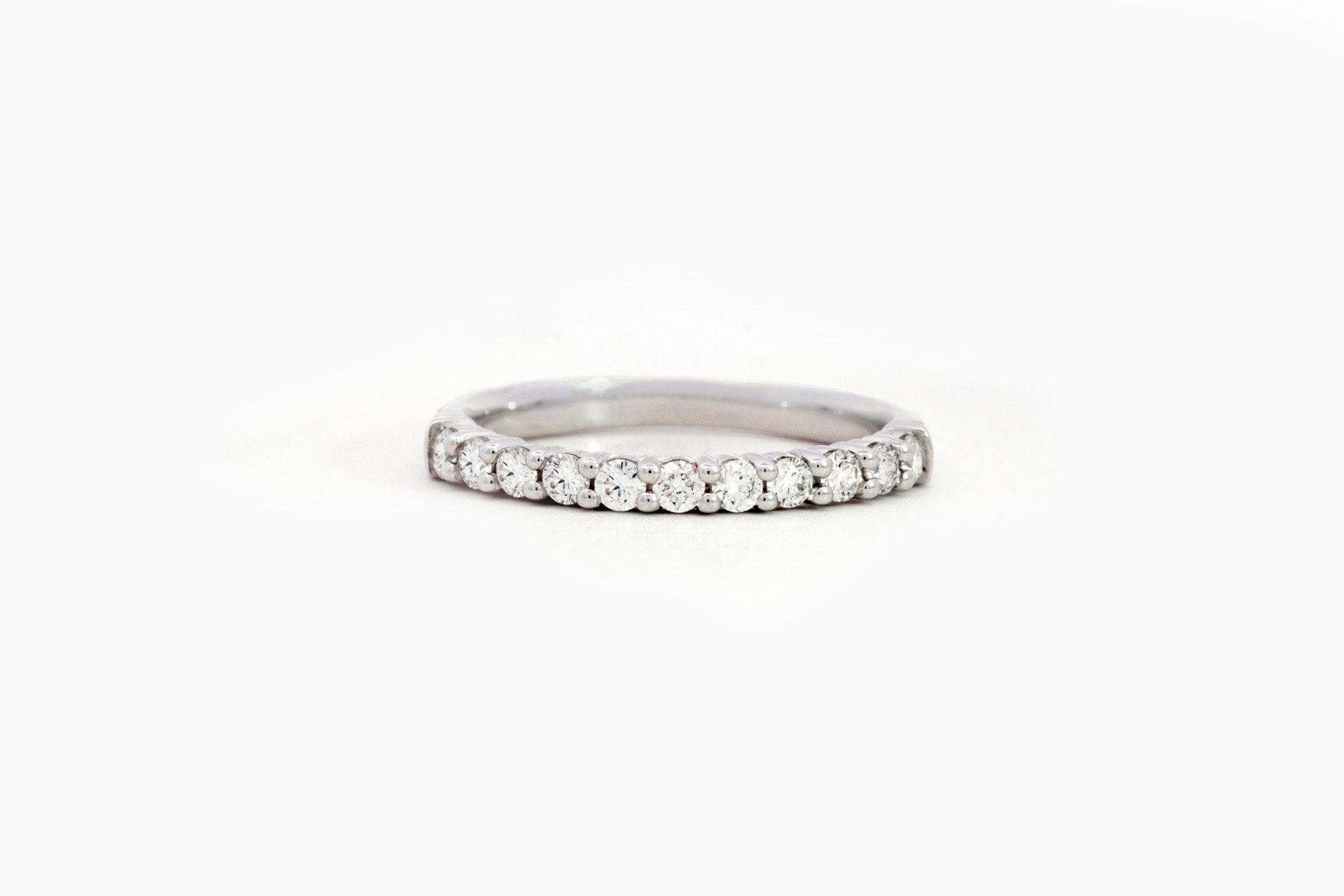Ring in wit goud 18 kt met diamant