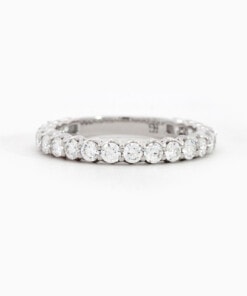 Ring in wit goud 18 kt met diamant