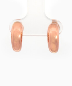 Oorringen in roze goud 18 kt