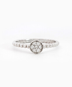 Ring in wit goud 18 kt met diamant